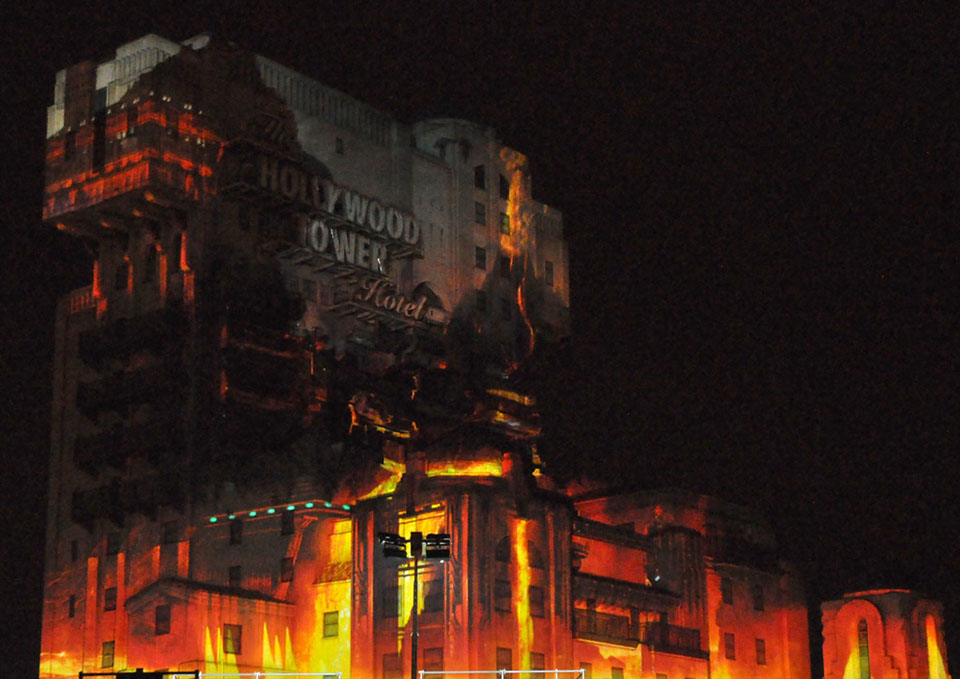 Digital Video Projection Star Wars The Twilight Zone in Disney